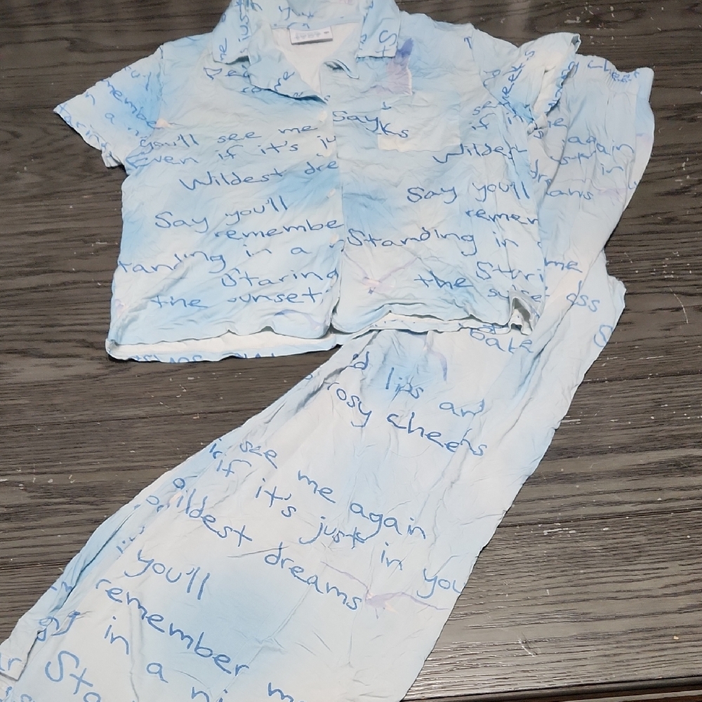 Taylor Swift Wildest Dreams Pj Set